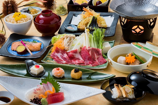 しらがね会席 5,000円(税別)