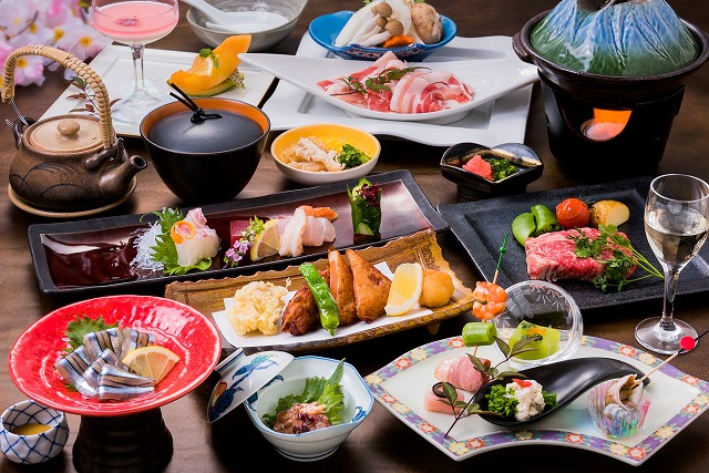 【ディナー】 薩摩の郷土料理会席 5月梅の色月のメニュー
