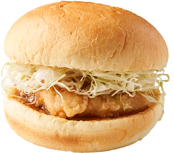 【7/4発売開始】㉜甘辛チキンバーガー 500円