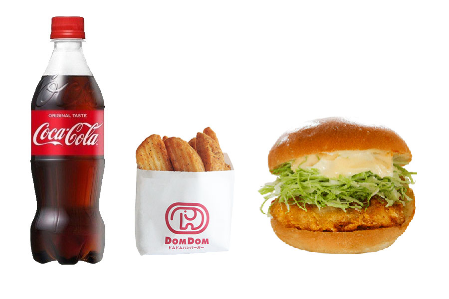 【8/1発売開始】㉟甘辛チキンバーガーセット 800円