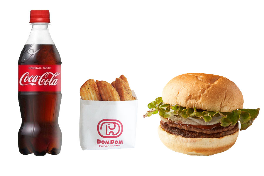 【8/1発売開始】㊱ビッグドムバーガーセット 900円