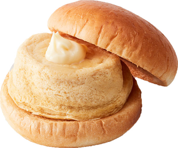 9月1日発売開始!㊴手作り厚焼きたまごバーガー 450円